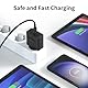 45W USB C Schnellladekabel und Schnellladegerät Ladegerät für Samsung Galaxy S25/S24/S23/S22/S21/S20/Note20/S10/S9/A73/A53/Tab S8 with 2M Kabel, Nanaisse USBC Ladekabel Netzteile Adapter Ladestecker