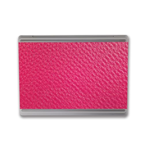 Image of MightySkins Carbon Fiber Skin Compatible with Microsoft Surface Laptop Go 3 (2023) Full Wrap Kit - Pink Pleather | Protective, Durable Textured Carbon Fiber Finish | Made in The USA