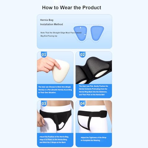 Faja para Hernia Inguinal Hombre Ajustable XL miniatura 6