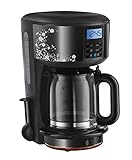 Russell Hobbs 21991-56 Legacy Floral Digitale Glas, Kaffeemaschine / Brausekopf, Selbstreinigungsfunktion