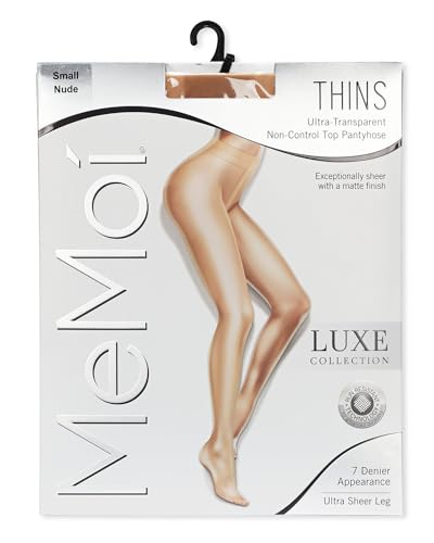 MeMoi Women's Thins Ultra Transparent Non-Control Top LUXE Pantyhose4