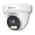 Anpviz 4K PoE Camera Turret 8MP IP Camera Outdoor, PoE Security Cameras with AI Human Vehicle Detection, 100FT Smart Dual Light Color Night Vision, Built-in Mic, IP66 Waterproof (U Series)