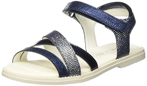 Geox J Sandal Karly Girl, Zeppa Bambina, Blu (Navy...