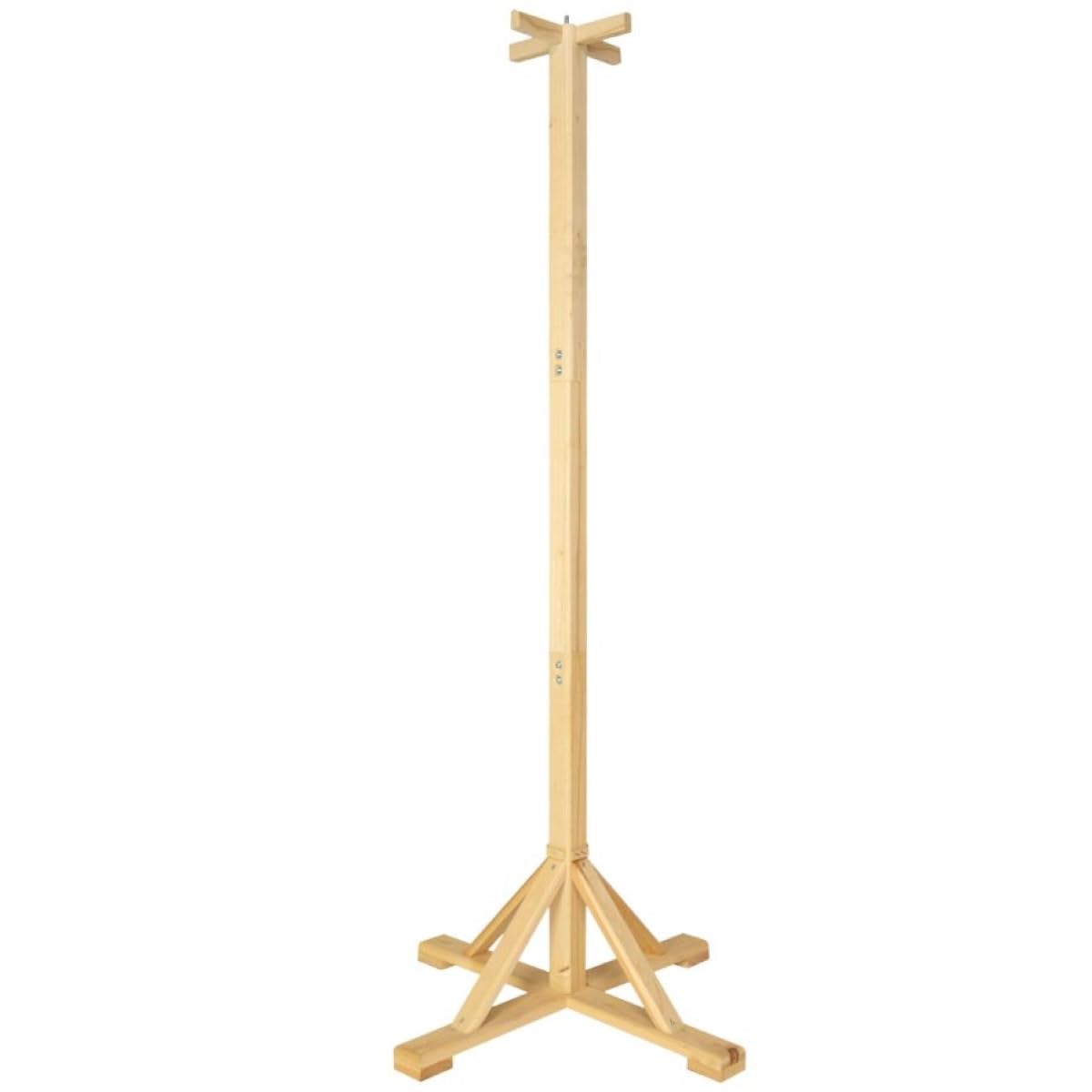 ITA Supporto per Casetta per Uccelli 130 cm - Supporto Massiccio in Legno - Stabile, Robusto, Resistente alle Intemperie - Adatto a Molte Casette per Uccelli