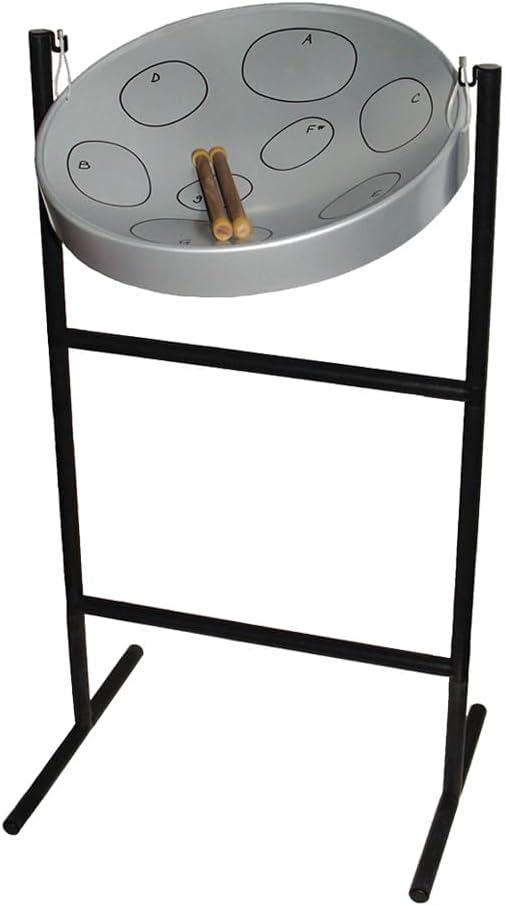 Jumbie Jam JJ1058-GY Grey Steel Pan Kit - Beginner Steel Drum