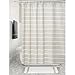 Produktbild iDesign Duschvorhang, schöner Badewannenvorhang in 183,0 cm x 183,0 cm aus Polyester, cremefarben/weiß