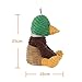 Apricot Lamb Cord Stockente Ente Plüschtiere für Kinder, weiche niedliche Kuscheltier für Baby Mädchen und Jungen, Flauschige Cord Mallard Grün 25 cm