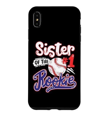 Sister of Rookie 1st Baseball Birthday Party �e�[�}�}�b�`���O �X�}�z�P�[�X iPhone XS Max �p
