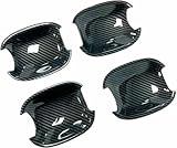 YYSMSR Car Exterior Door Handle Cover Trim Sticker for Audi A3 S3 2014-2020 Carbon Fiber Chrome Styling Auto Accessories (Color : Carbon Fiber Handle)