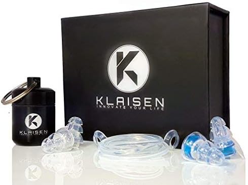 Audio Shields | Professional Hearing Protection | Reusable High Fidelity Earplugs for Live Music, Concerts, Festivals | 2 Sizes, Cord, Gift Box + Tube