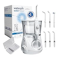Waterpik Ultra Professional Water Flosser - Dentist-Level Clean, 10 Pressure Settings, Hydro-Pulse Massage, 90s Water Capacity, Ideal for Braces, Implants & Gum Health, 2-Yr Warranty, White (WP-660)