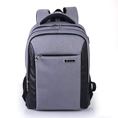 Preisvergleich Produktbild Multifunktionale Computer Business Rucksack Rucksack Schultasche Männer Sport Bergsteigen Tasche Outdoor Freizeit Oxford Tuch Grau 35 * 18 * 46 cm