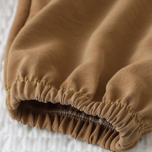 Kids Boys Girls Solid Color Leggings Stretchy Elastic Waist Sweatpants Soft Casual Light Joggers for Toddler Children4