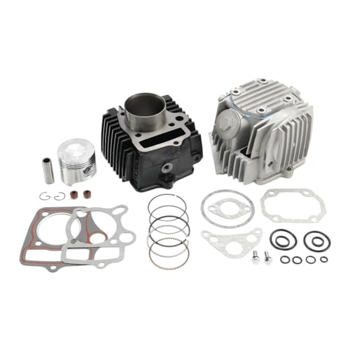 Kit piston complet 100cc avec culasse et baril pour moto Super Cub C100 OHV