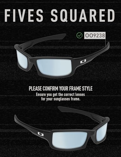 Verres polarisés Oakley Fives Squared avec traitement antireflet AR poly vert émeraude