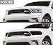 BOGAR TECH DESIGNS Tinted Head Lights Kit Overlay Tint Compatible with Dodge Durango 2021-2025, Dark