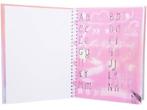Depesche 11340 TOPModel - Malbuch-Set Handlettering inklusive Malbuch mit Anleitungen, Schablone, Bleistift, 2… – Bild 8