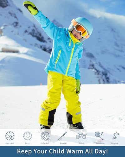 Boys' Compression Pants, Kids Football Thermal Leggings Base Layer, Youth Tights for Sports Basketball Cold Weather4