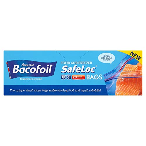 Bacofoil® SafeLoc® Double-Seal Food and Freezer Bags 20 Small
