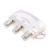 Permite al usuario conectar hasta 2 fuentes de satélite (LNBF) y combinar la señal en un solo cable coaxial y conectarlas a un solo receptor de satélite