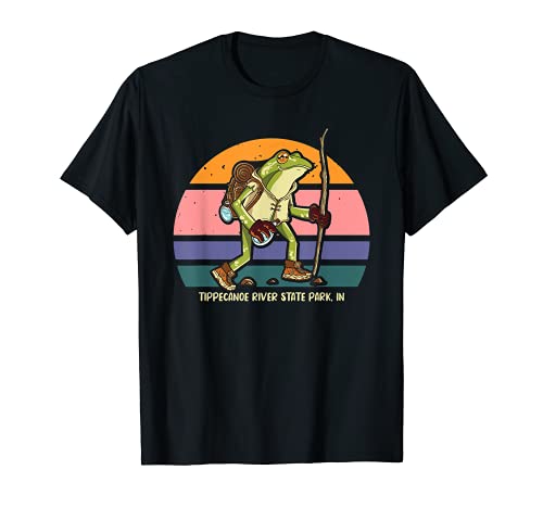 Tippecanoe River State Park Indiana Hiking Frog T-Shirt