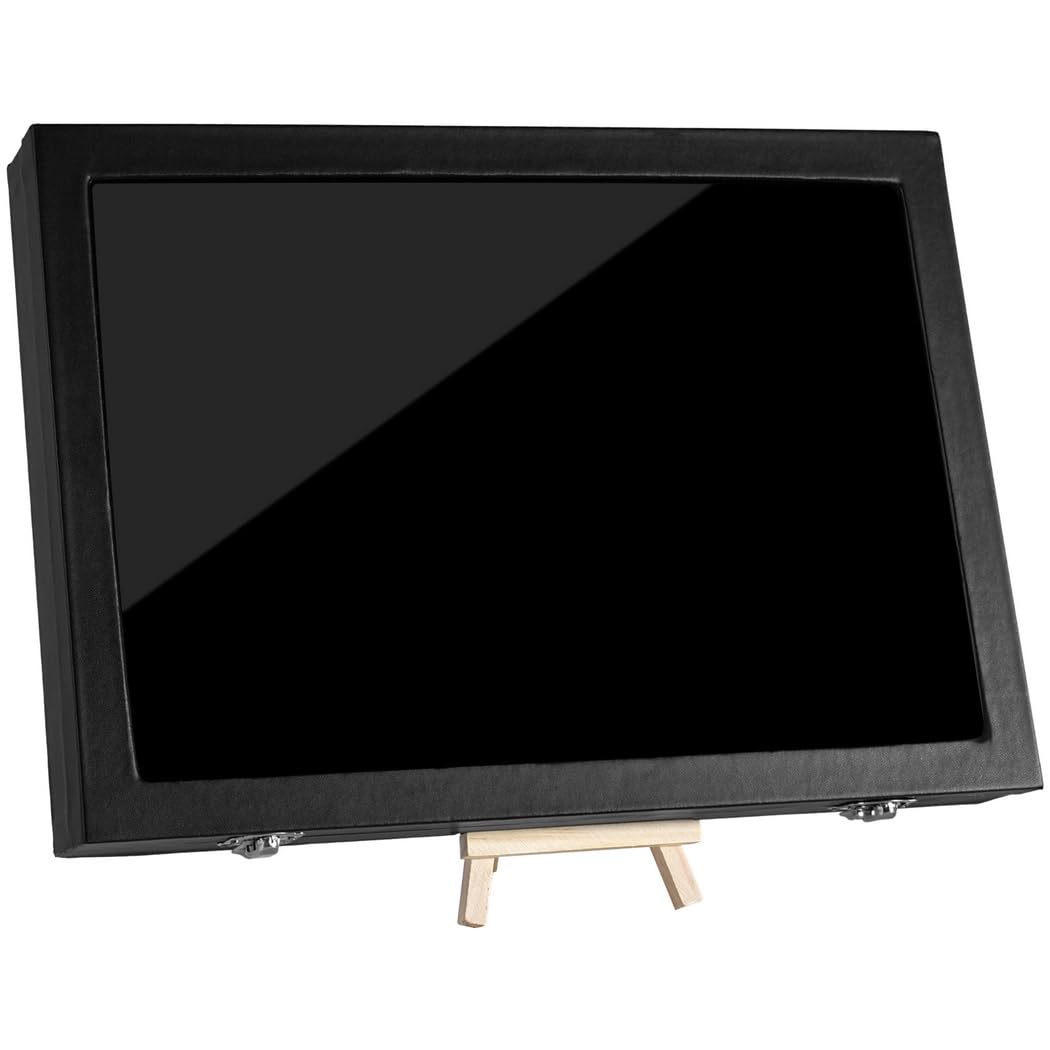 13,8 x 9,4 cornice di visualizzazione di Pin dello smalto, contenitore per esposizione elegante per i perni, i distintivi, le medaglie ed i gioielli