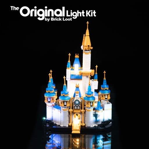 Miniatura 7 de Brick Loot Kit de iluminación LED de lujo para Lego Mini Disney Castle 40478  Luces personalizadas para mejorar tu modelo de pantalla  Juego de Lego