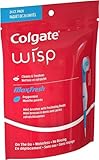 Colgate Optic White Wisp Disposable Mini Toothbrush, Cool Mint - 24 Count