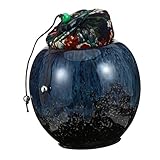 KICHOUSE 1 Stück Teedose teeaufbewahrungsboxen Tee Aufbewahrungsdose Keramik Lebensmittelbehälter Keramik Behälter Versiegelte Tee Dose Mehrzweck-Aufbewahrungsdose Snackdose Stoff