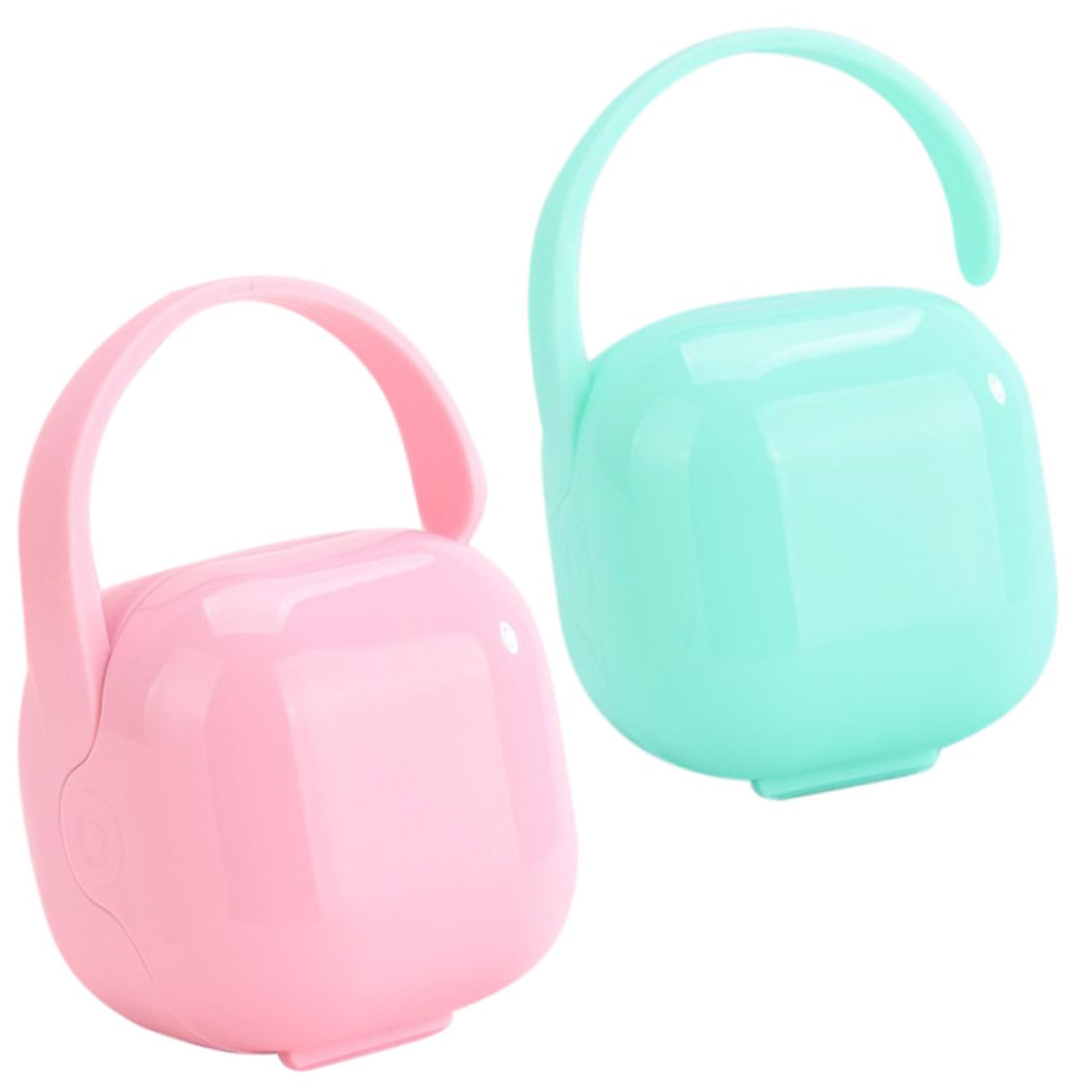 ULDIGI Portable Soother Container Lidded Pacifier Storage Pacifier Cover for Baby Care