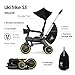 Doona Liki Trike S5, Nitro Black - 5-in-1 Compact, Foldable Tricycle - Suitable for Toddlers 10 to 36 Months