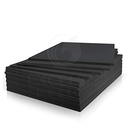 image for Excelsis Design 15 Pack Foam Board 8x10 Inches | Black Foam Board 3/16