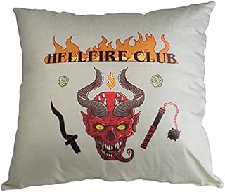 Hippowarehouse D&D HELLFIRE GROUP CLUB Printed Accessory Cushion Cover Optional Infill 41x41cm