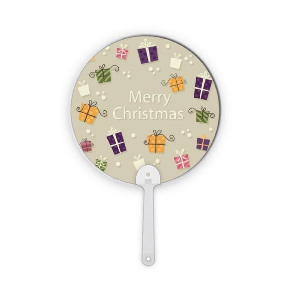 Éventail de Noël Merry Christmas le petit cadeau artisanal idéal pour vos invités de fête