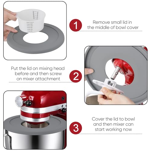 Tapa para tazón KitchenAid 4.5/5QT 1 pieza miniatura 7