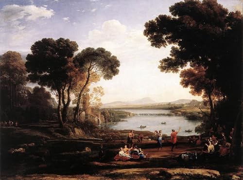 Poster Claude Lorrain graffiti de qualité supérieure 60x90cm pour décoration raffinée