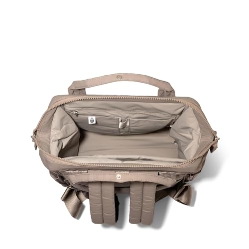 Image of Baggallini, Womens, Chelsea Laptop Backpack, Moonrock Puff, One Size