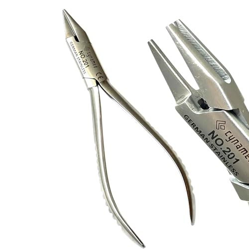 Premium German Stainless Orthodontic Aderer Plier 3 Prong Dental Wire Bending Plier Priple Beak Lab