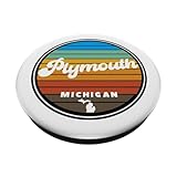 Zoom IMG-1 grafica rotonda retr vintage plymouth