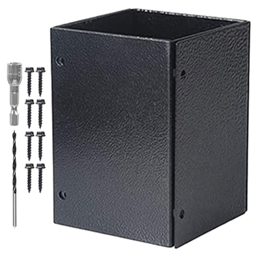 Base poste inoxidable ajustable 3.3-6 pulgadas VILLCASE soporte resistente para terrazas 2