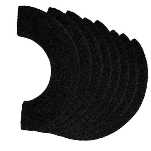 8 Pack Carbon Filters Compatible with Litter Robot 4 Activated Charcoal Cat Litter Box Filters Replacement to Absorb Odors Litter Box Deodorizer Controls Moisture and Keep Home Fresh