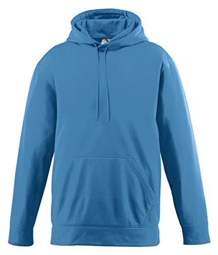 Augusta Drop Ship Youth Wicking Fleece Hood Columbia Blue