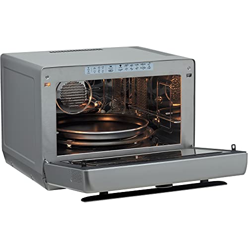 Bauknecht Jet Chef MW 179 IN Micro-Ondes Multifonction 5 en 1 en Acier Inoxydable, 1000 W, 33 L d'espace de Cuisson, Air Chaud 1500 Watt, Gril à quartz 1200 W, Fusion, Fonction de décongélation rapide – vue 5