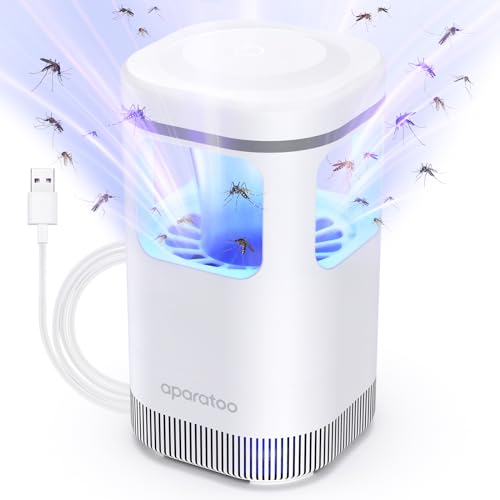 Lámpara Antimosquitos Eléctrico, Mata Mosquitos USB Anti Mosquitos Killer, Portátil Lampara Mosquitos Interior Exterior Eliminador de Insectos Moscas para Doméstico, Dormitorio, Cocina,Cámping,Jardín