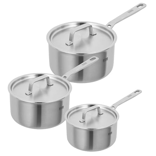 Kuhn Rikon 3-Piece Saucepan Set, Induction Safe