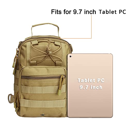 G4Free Outdoor Tactical Bag Backpack, Military Sport Bag Pack Sling Shoulder Backpack Tactical Bag for Every Day Carry