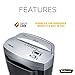 Fellowes 3103201 Powershred W11C, 11-Sheet Cross-cut Paper and Credit Card Shredder with Safety Lock