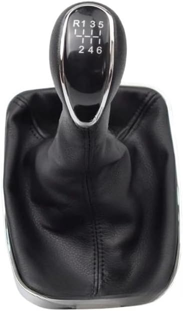 6 Speed Gear Lever Shift Knob Stick Pen Gaiter Boot Cover Compatible for OPEL Compatible for Vauxhall Insignia 2008 2009 2010 2011 2012 2013 2014-2017