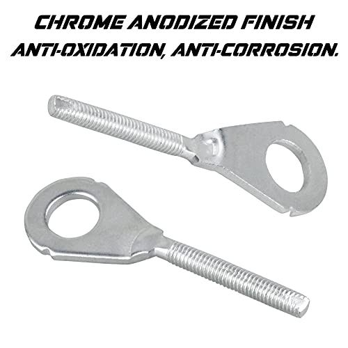 Nthreeauto Motorcycle Chain Adjuster Tensioner Metal Chain Axle Adjusters Compatible With Honda Ct70 Xr70R Crf50F C70 Crf100F Crf70F Crf80F Xr75 Xr80 Xr100 (80Mm） #TOP1