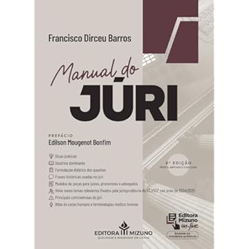 Capa do livro Manual do Júri - 6ª edição